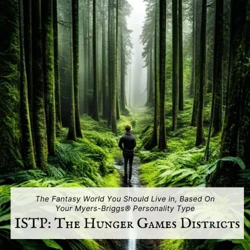 The ISTP fantasy location is the districts from the Hunger Games