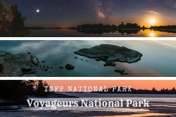 Voyageurs National Park is an awesome travel choice for the INFP personality type