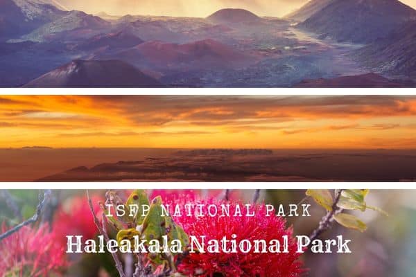 Haleakala national park is the perfect spot for ISFPs to relax and explore