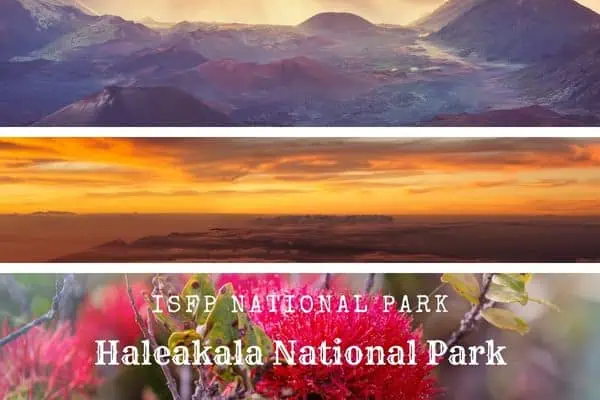 Haleakala national park is the perfect spot for ISFPs to relax and explore