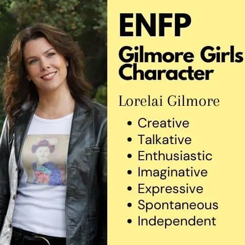 Lorelai Gilmore is an ENFP character