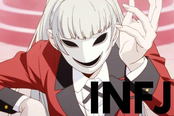 Ririka Momobami (Kakegurui) is an INFJ anime character