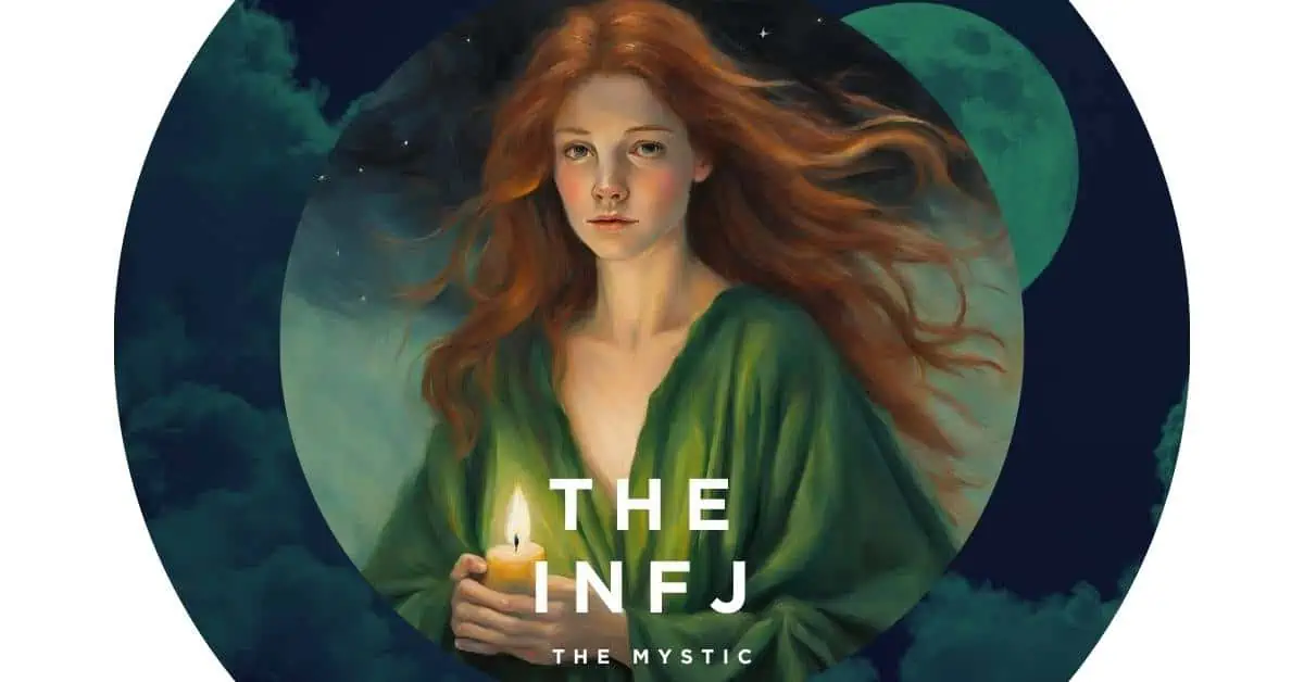 The INFJ Mystic profile image. Discover what it means to be this extremely rare Myers-Briggs® personality type. #MBTI #INFJ