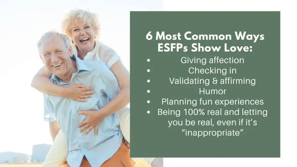 How ESFPs Show They Care