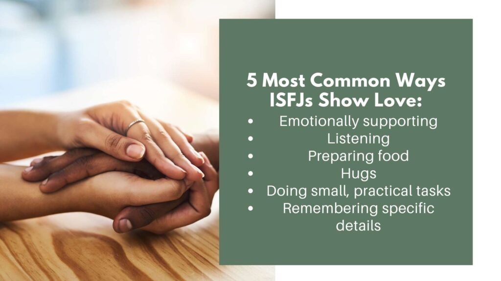 How ISFJs Show They Care