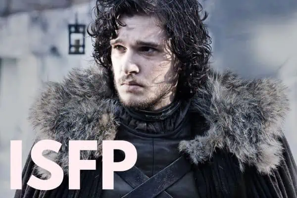 Jon Snow from Game of Thrones is an ISFP
