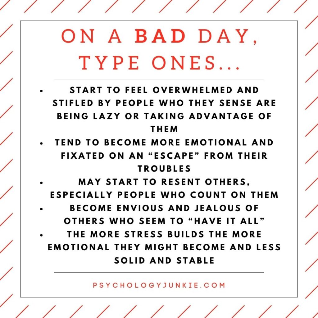 Enneagram 1 Stress