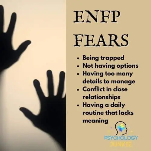 ENFP fear list