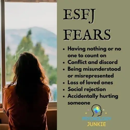 ESFJ fear list