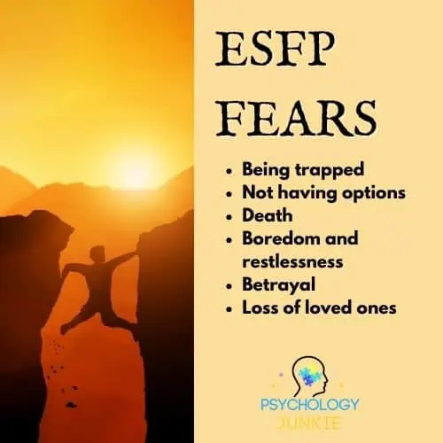 ESFP fear list
