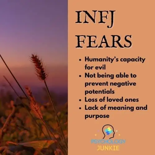 INFJ fear list