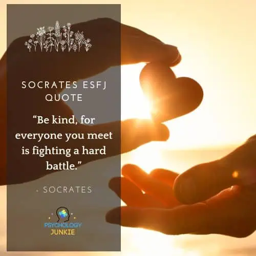 ESFJ Socrates Quote