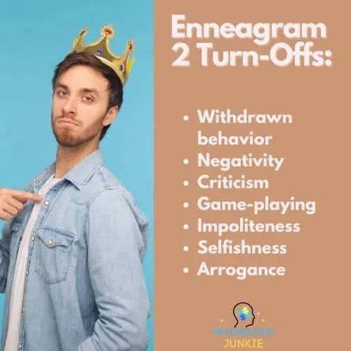 Enneagram 2 Relationship Turn-Offs