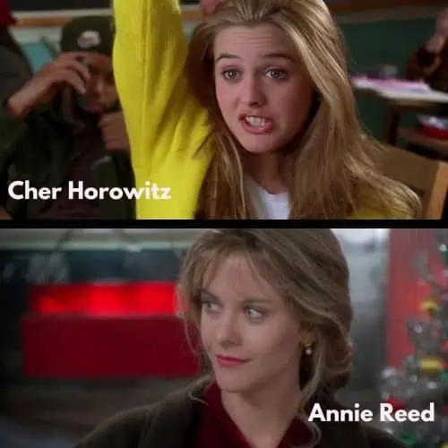 Enneagram 2 Romantic Comedy Characters: Annie Reed and Cher Horowitz