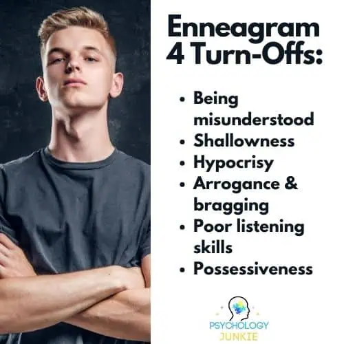 Enneagram 4 relationship turn-offs
