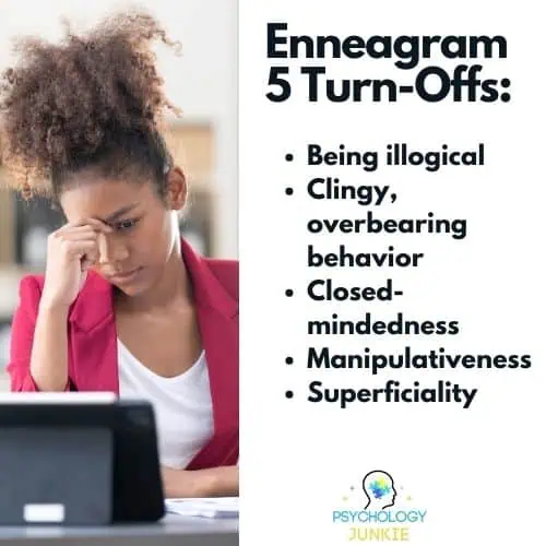 Enneagram 5 relationship turn-offs