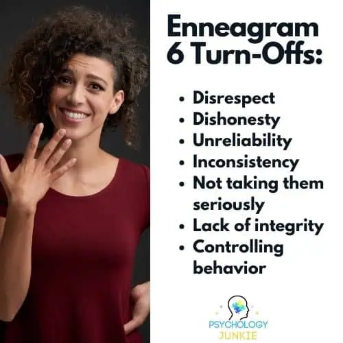 Enneagram 6 Relationship Turn-Offs