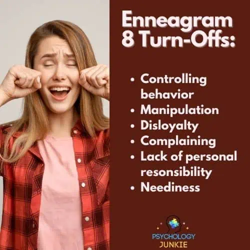 Enneagram 8 Relationship Turn-Offs