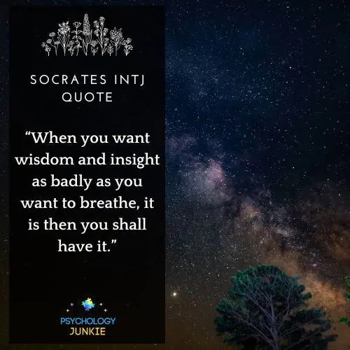 Socrates INTJ Quote
