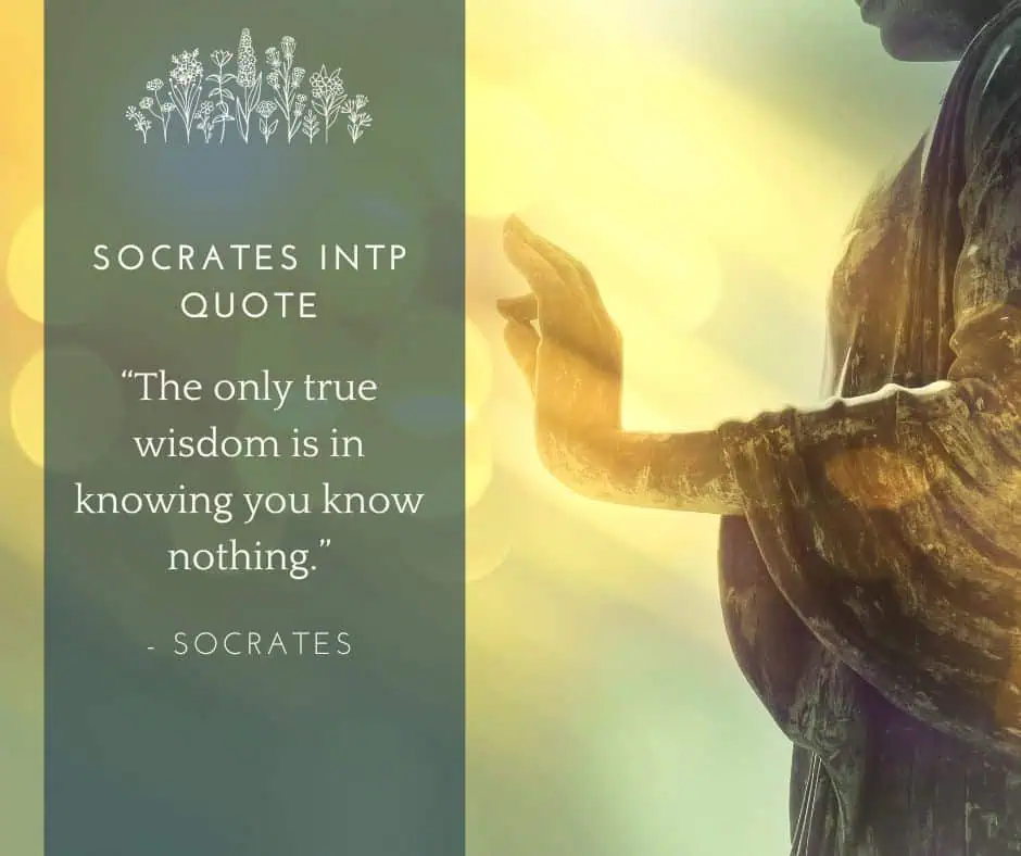 INTP Socrates Quote