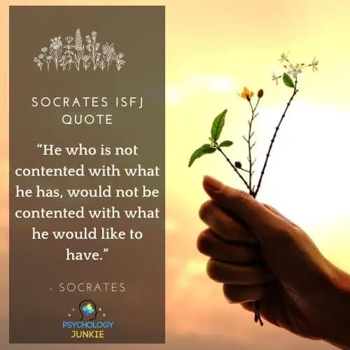 ISFJ Socrates Quote