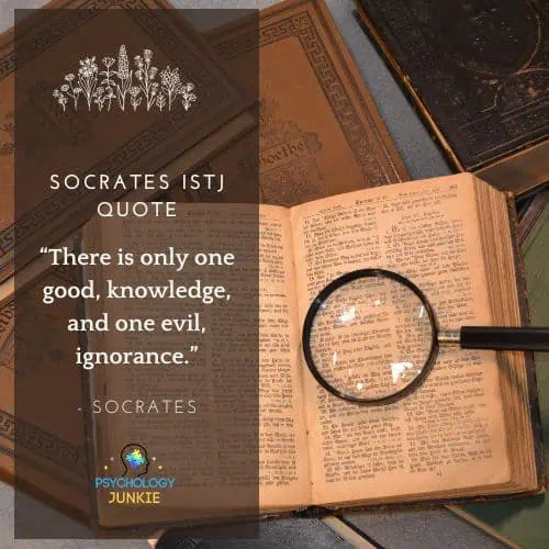 Socrates ISTJ Quote