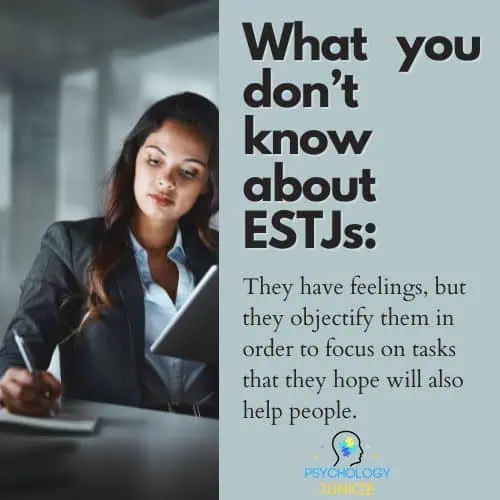 ESTJs care more than they let on
