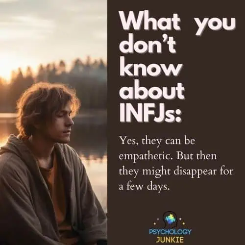INFJs need to disappear sometimes