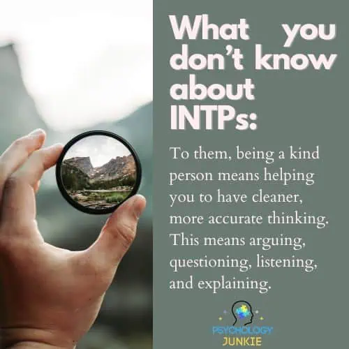 INTPs show they care by clarifying thoughts