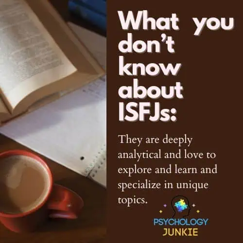 ISFJs are more analytical than people realize