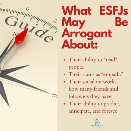 A list of things that ENFJs can get arrogant about