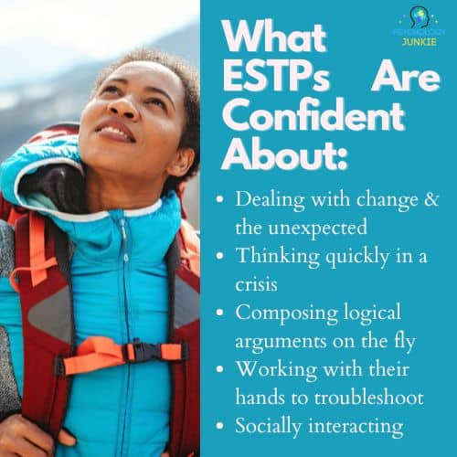 A list of things ESTPs are confident about
