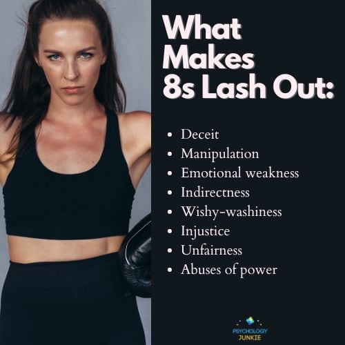 A list of things that make Enneagram 8s lose their temper