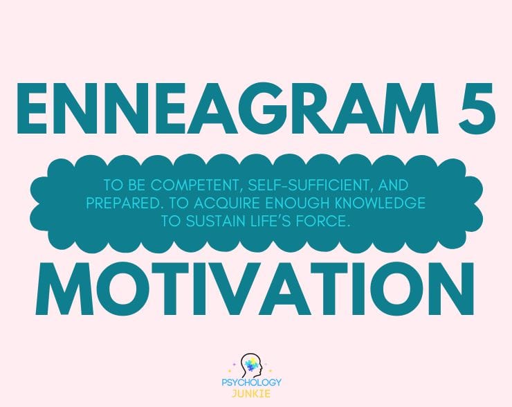 Enneagram 5 core motivation is to be self-sufficient and knowledgeable