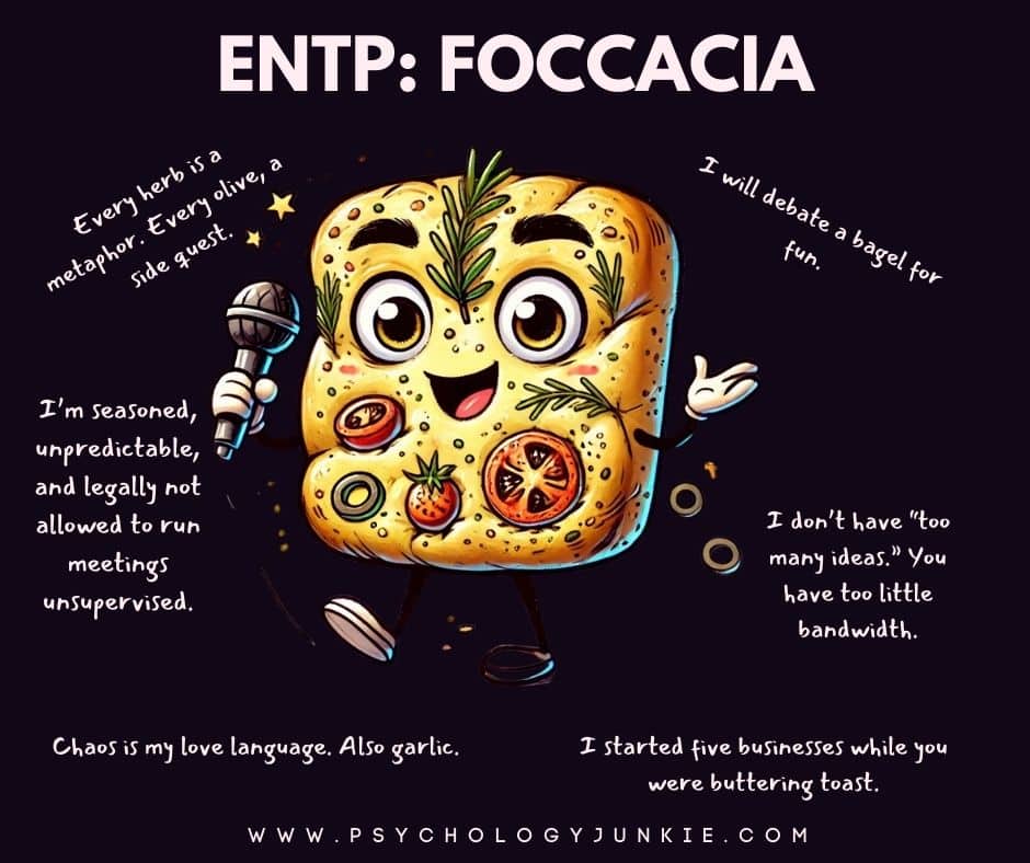 ENTP Foccacia bread