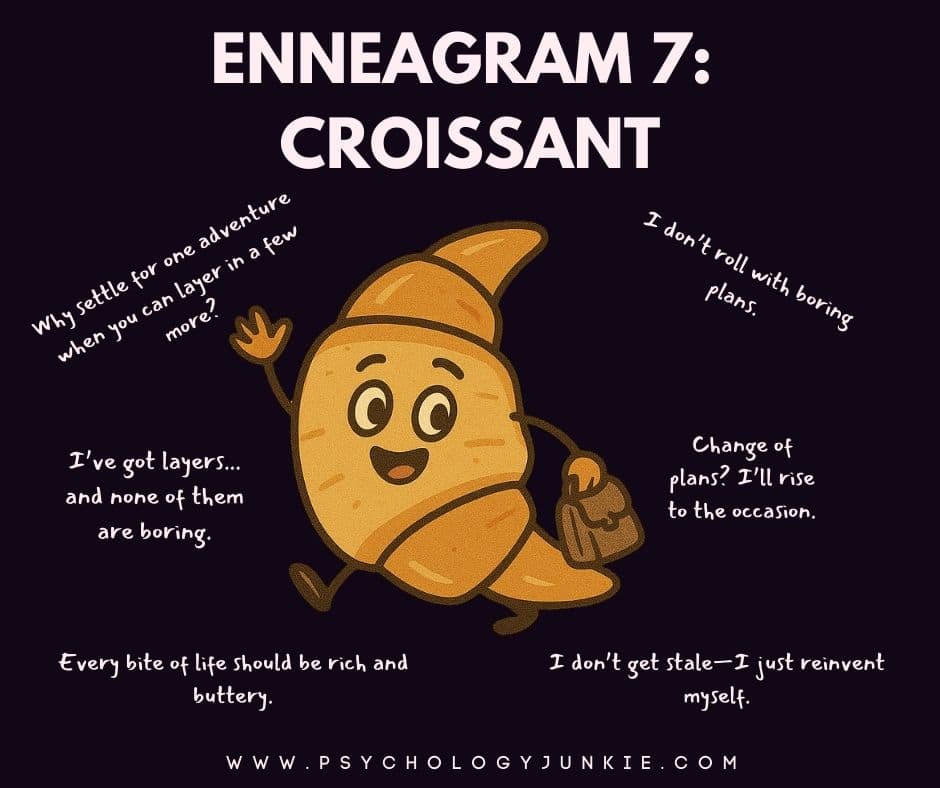 Enneagram 7 croissant