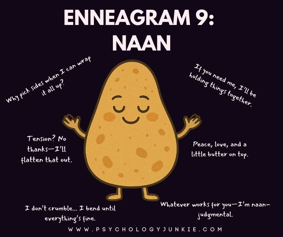 Enneagram 9 Naan
