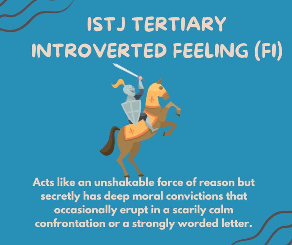 A description of ISTJ tertiary Fi