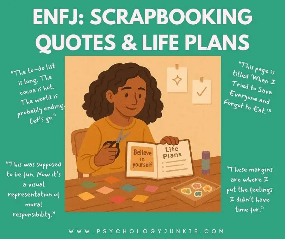 ENFJ scrapbooking