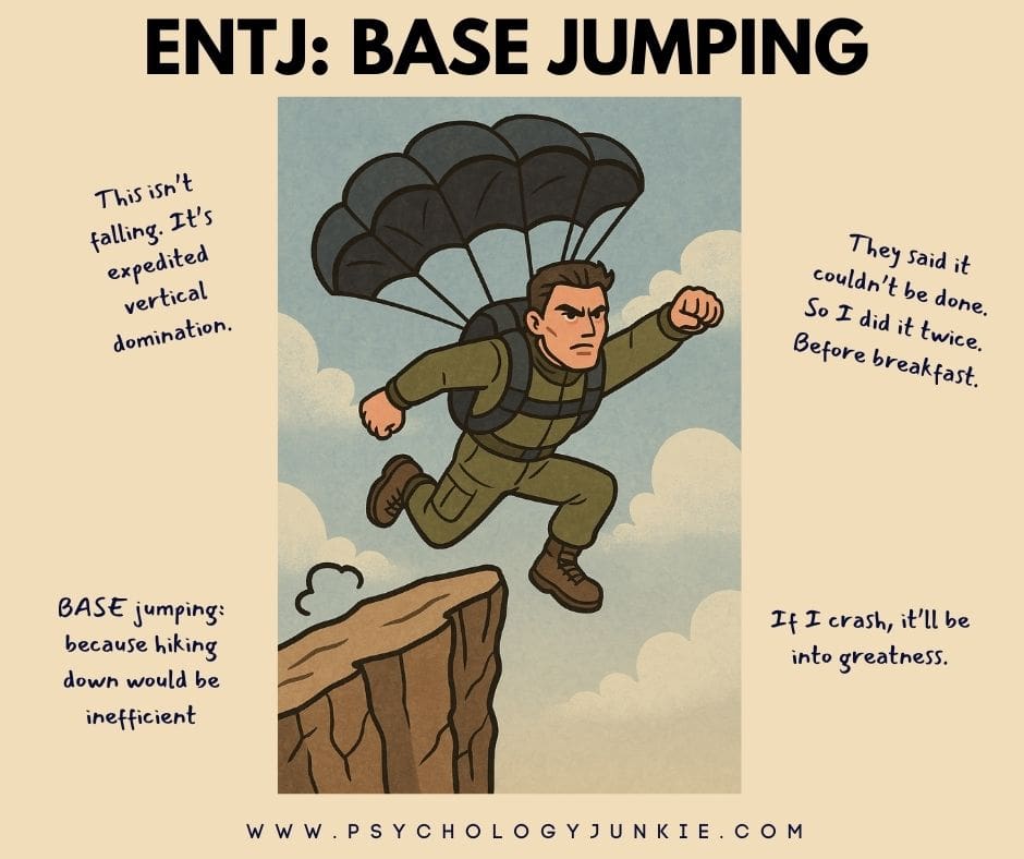 ENTJ base jumping