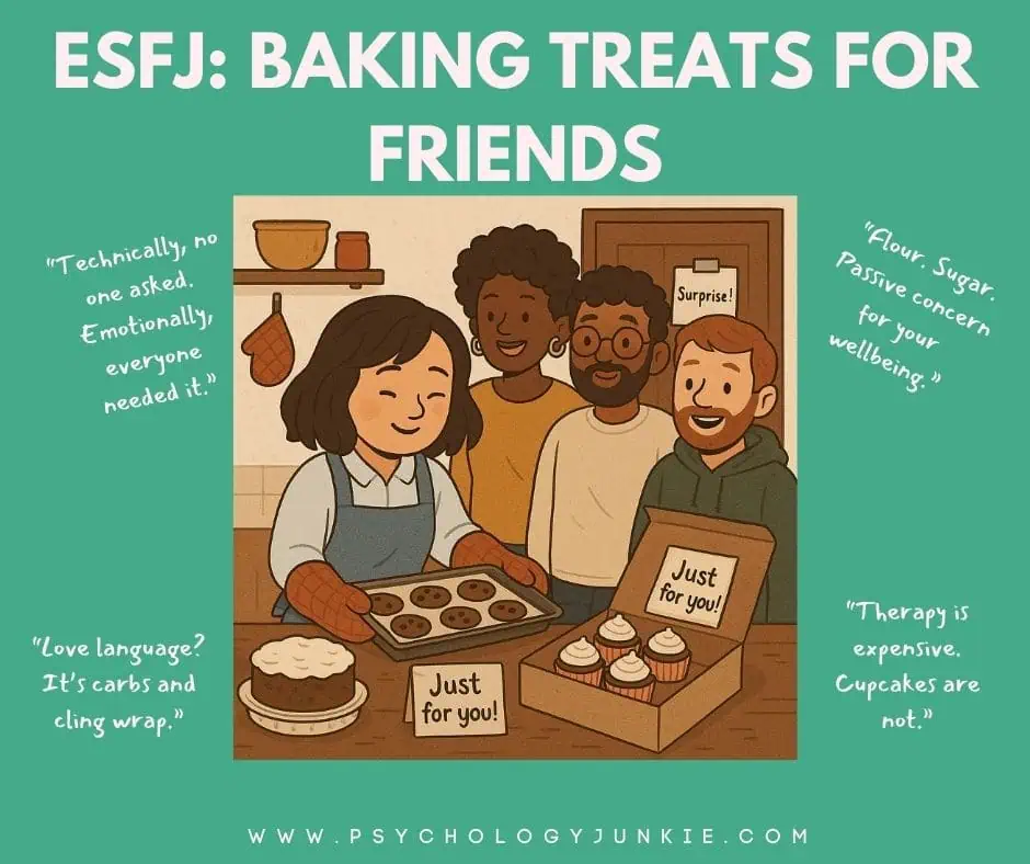 ESFJ: baking for friends
