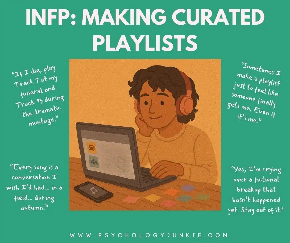 INFP making playlist