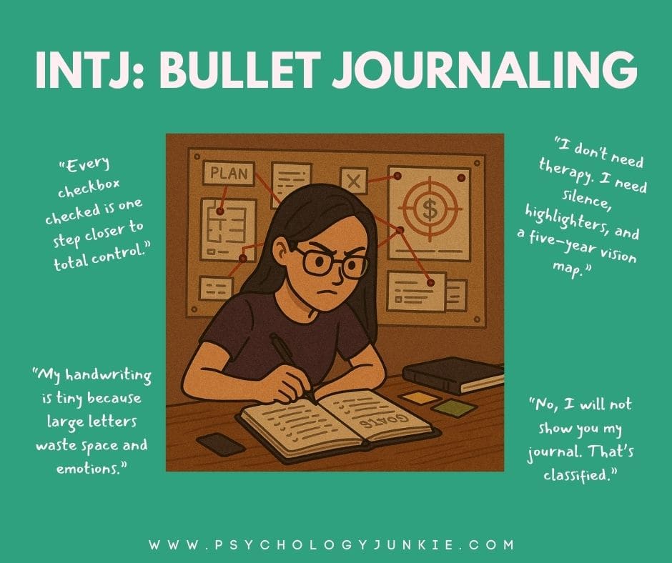 INTJ bullet journaling