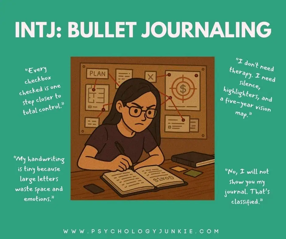 INTJ bullet journaling