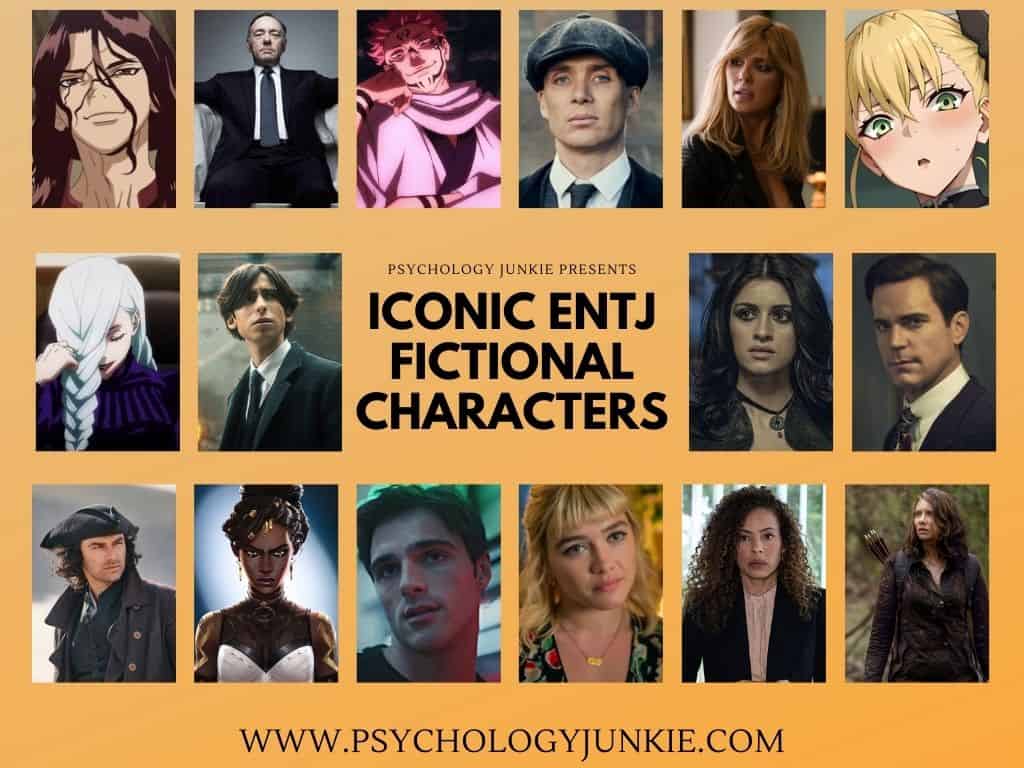 ENTJ characters infographic