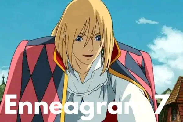 Wizard Howl from Howl's Moving Castle is an Enneagram 7
