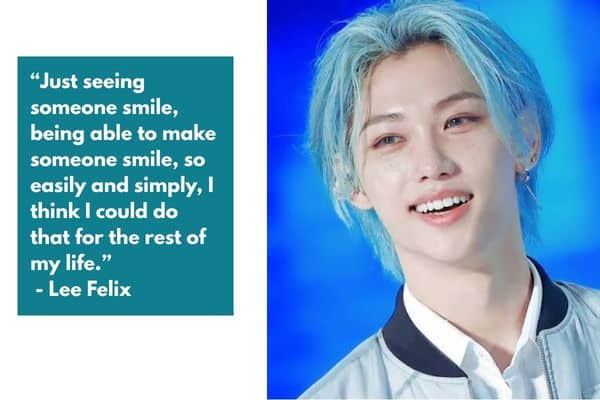 Lee Felix Quote and MBTI type