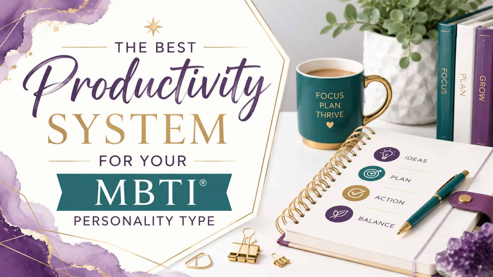 Discover the productivity system best suited to your MBTI personality type. #MBTI #Personality #INFJ