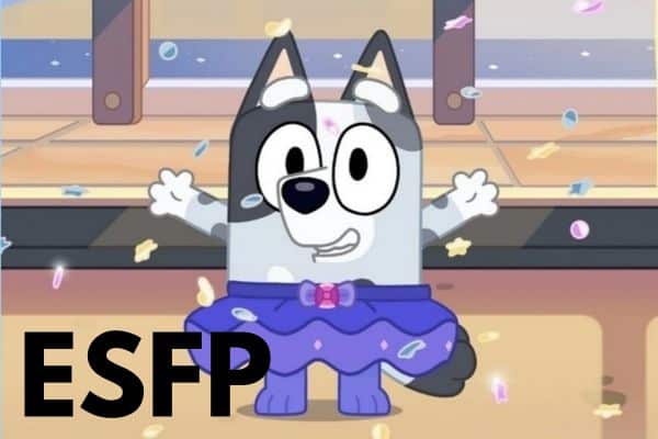 Muffin from Bluey is an ESFP character