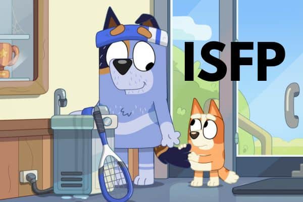 Stripe from Bluey is an ISFP